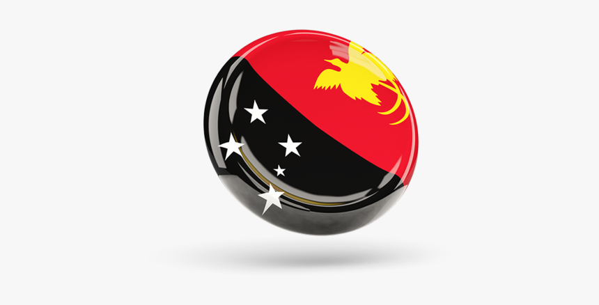 Shiny Round Icon - Papua New Guinea Flag, HD Png Download, Free Download