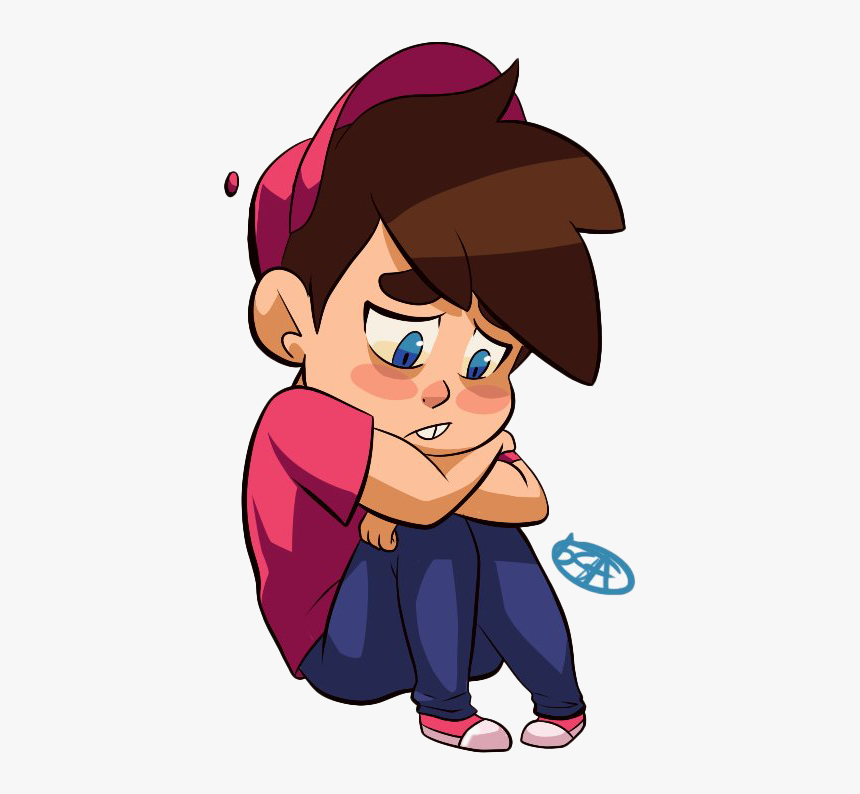 Sad Unhappy Guy Png Clipart - Sad Boy Png Sticker, Transparent Png, Free Download