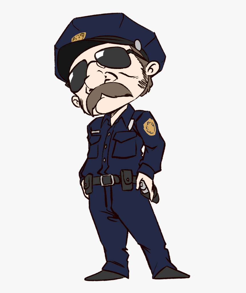 Clip Art Police Officer Openclipart - Police Officer Cops Cartoon, HD Png Download, Free Download