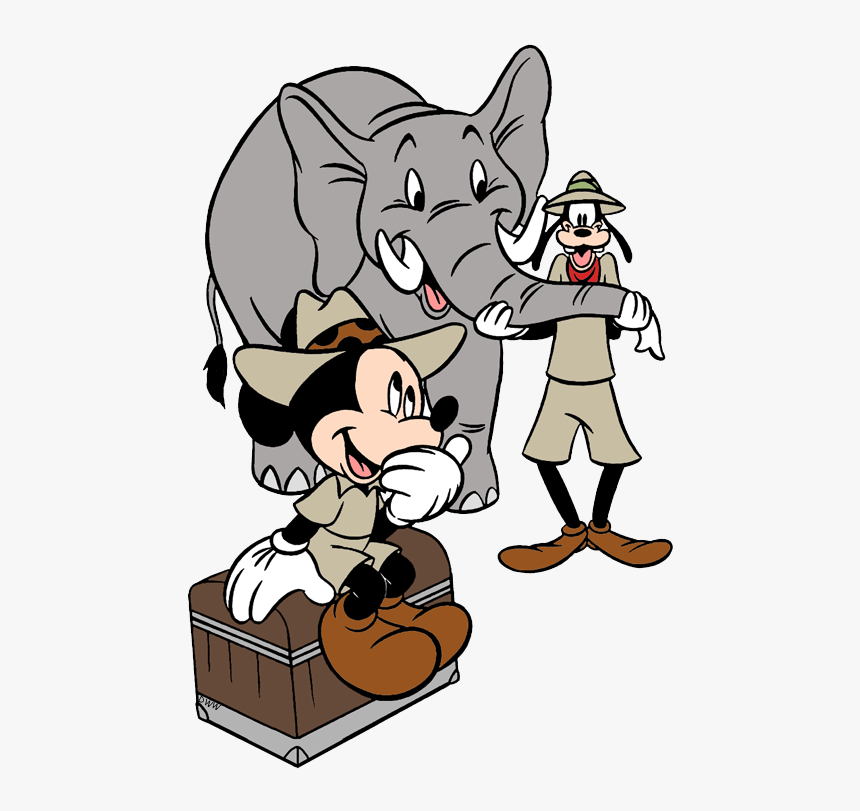 Mickey Donald Goofy Safari, HD Png Download, Free Download