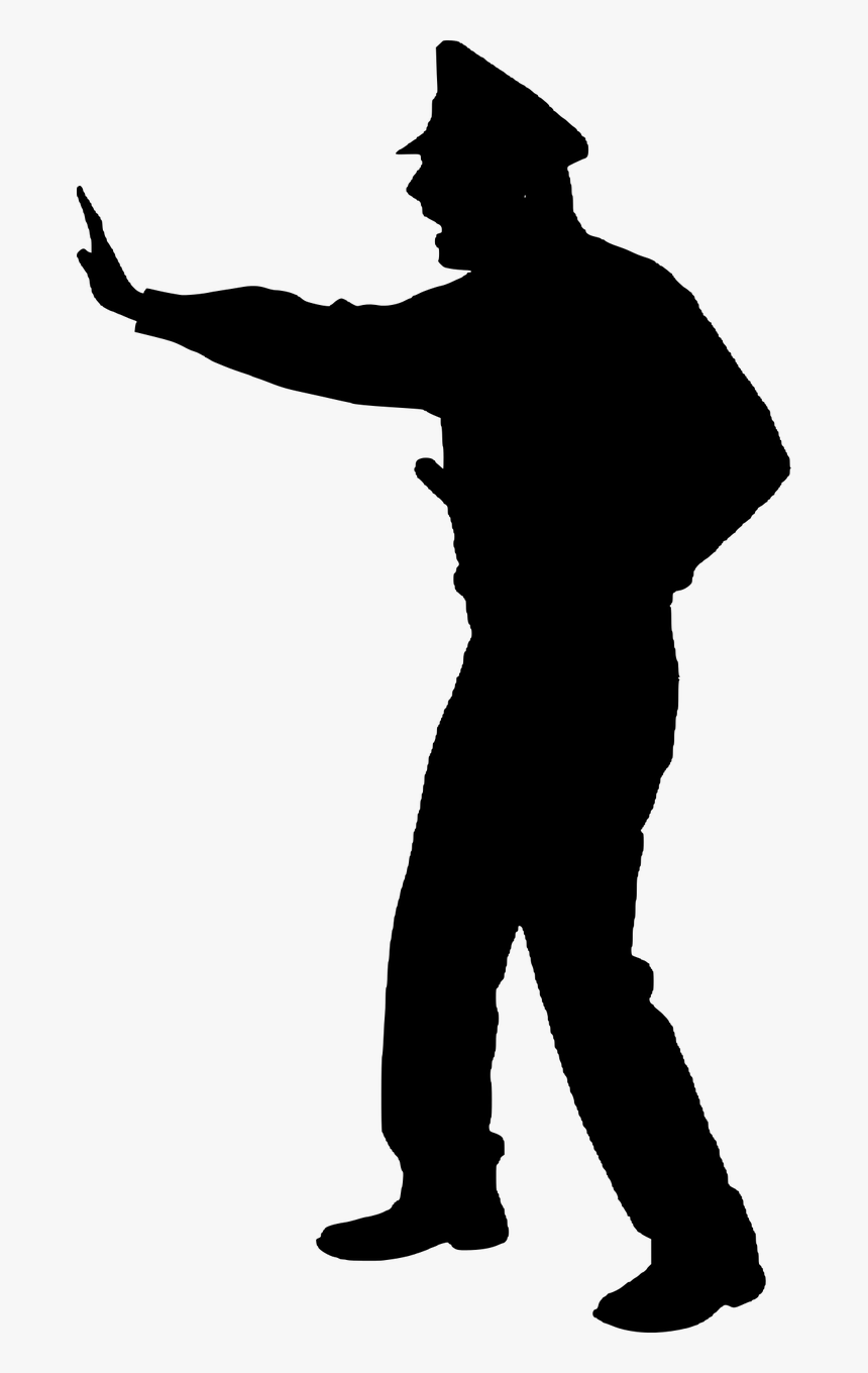 Transparent Police Officer Silhouette, HD Png Download, Free Download