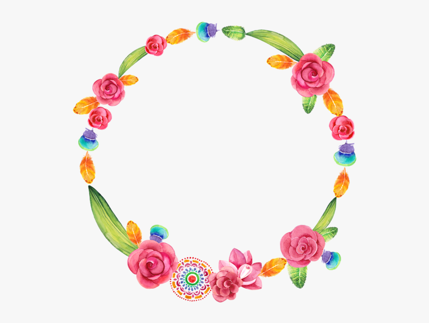 Watercolor Wreath Png - Ladies Group, Transparent Png, Free Download