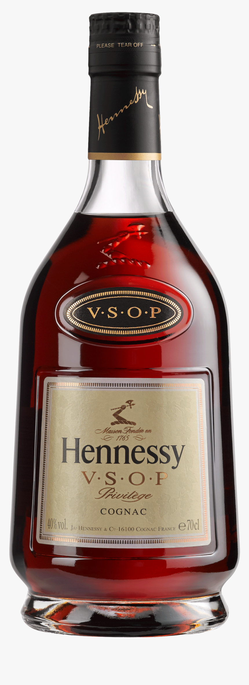 Empty Hennessy Bottle Png - Hennessy, Transparent Png, Free Download