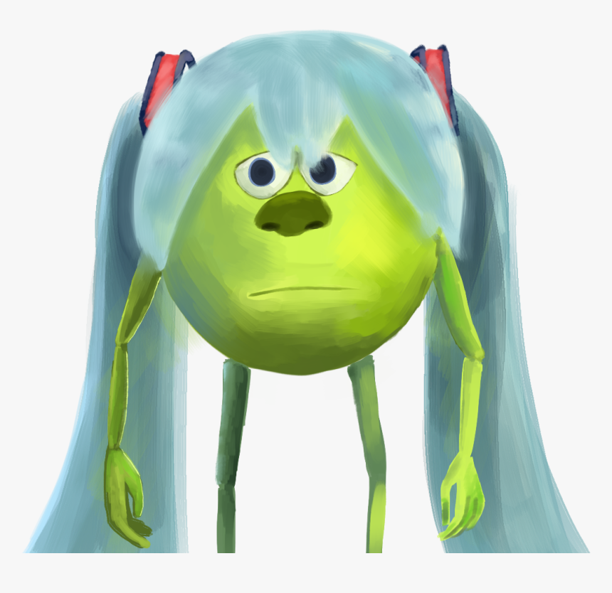 Miku And Mike Wazowski, HD Png Download, Free Download