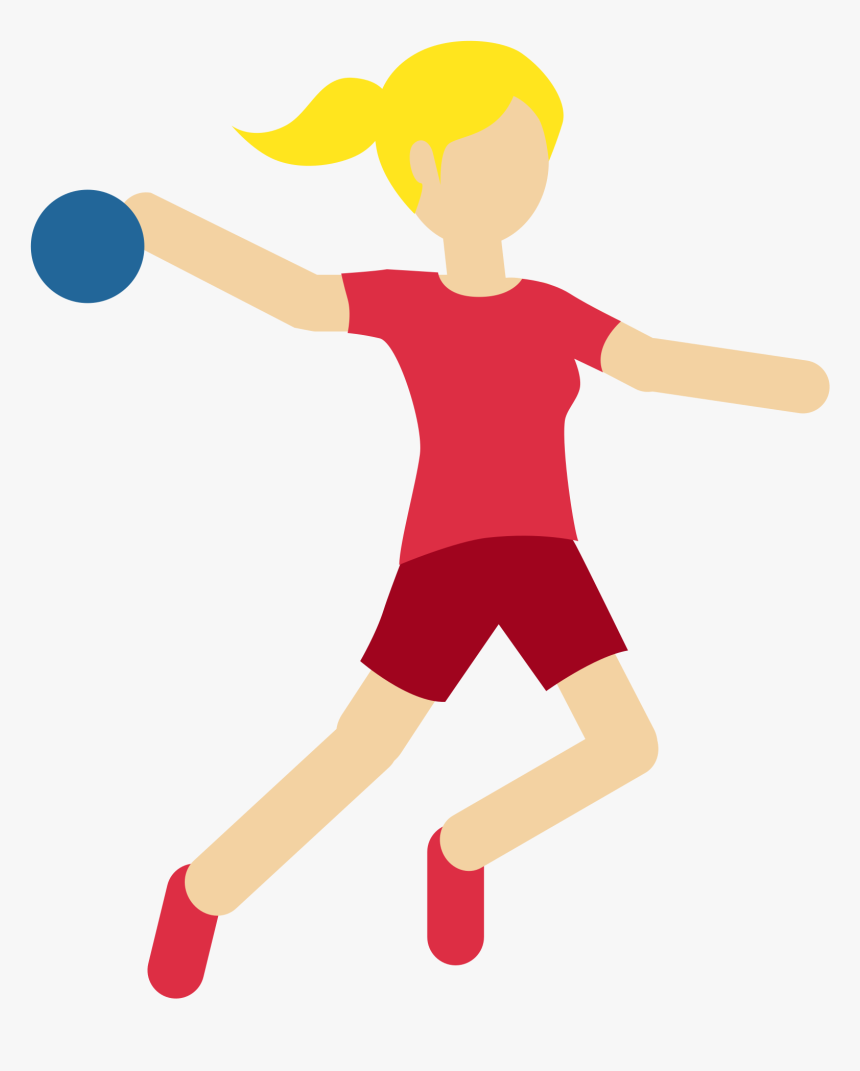 Dodgeball Clipart Cool - Playing Handball Emoji, HD Png Download, Free Download