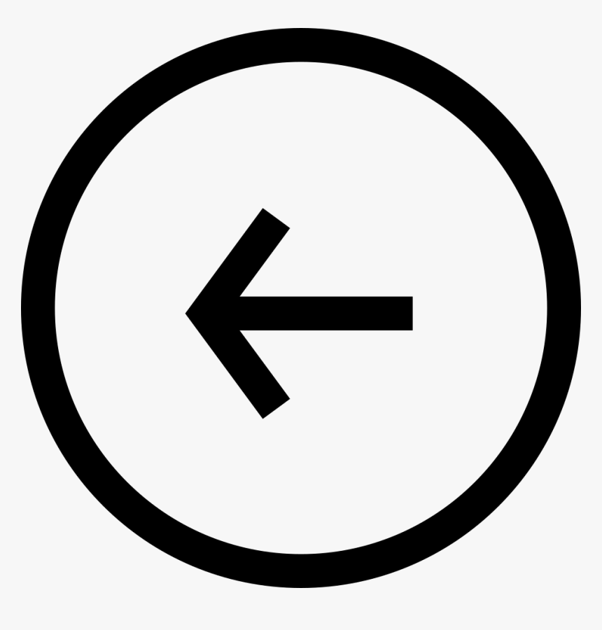 Back Left Arrow Circular Button - Check Icon, HD Png Download, Free Download