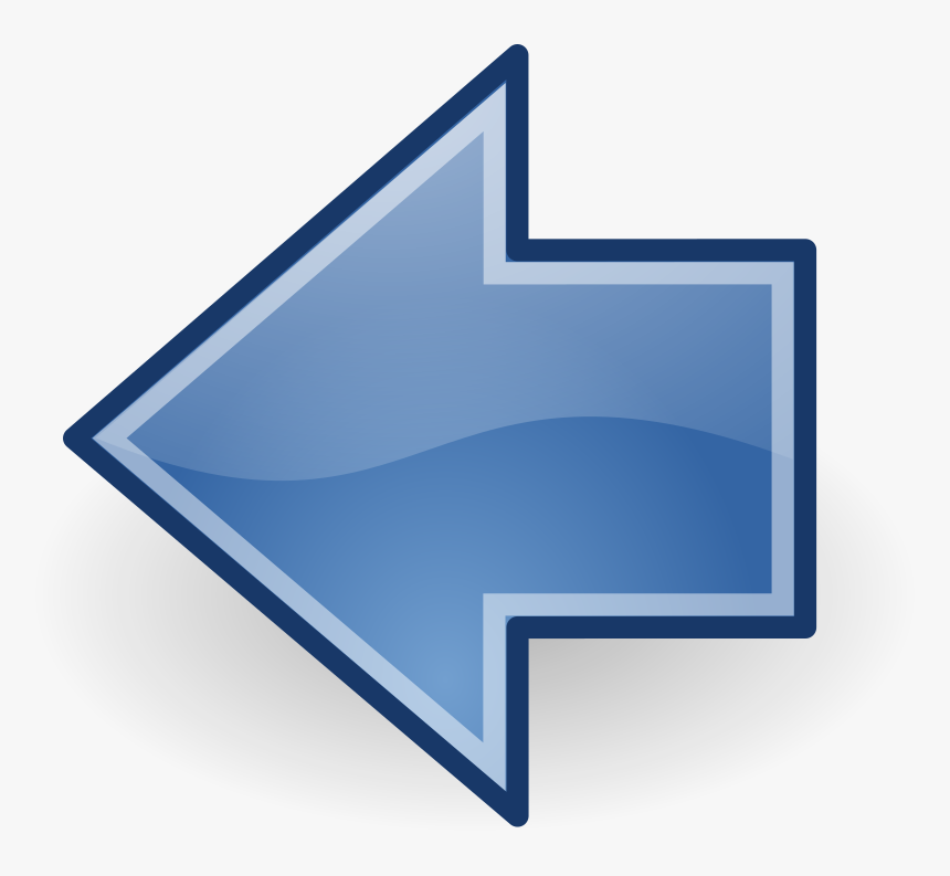 Blue Left Arrow - Icon Green Arrow Left, HD Png Download, Free Download