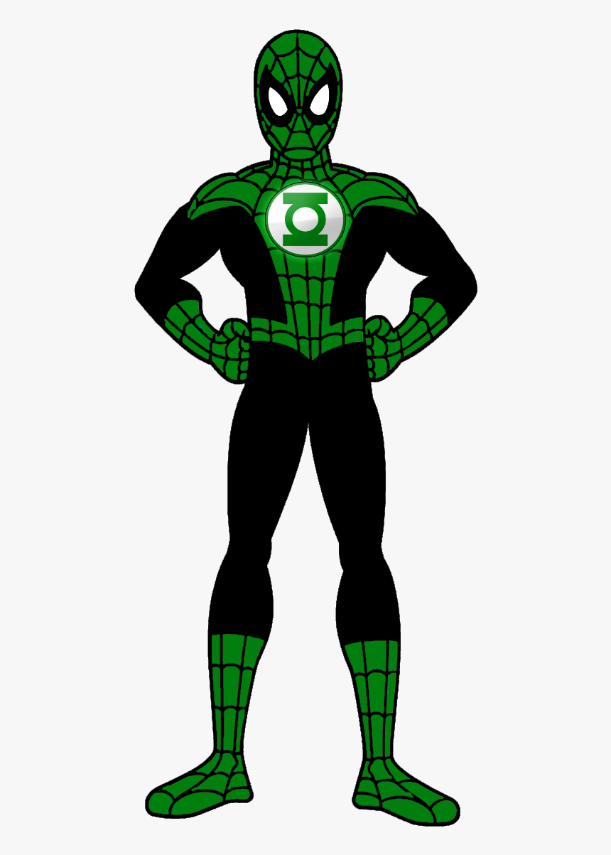 Green Lantern Spiderman - Spider Man Phineas And Ferb Mission Marvel, HD Png Download, Free Download