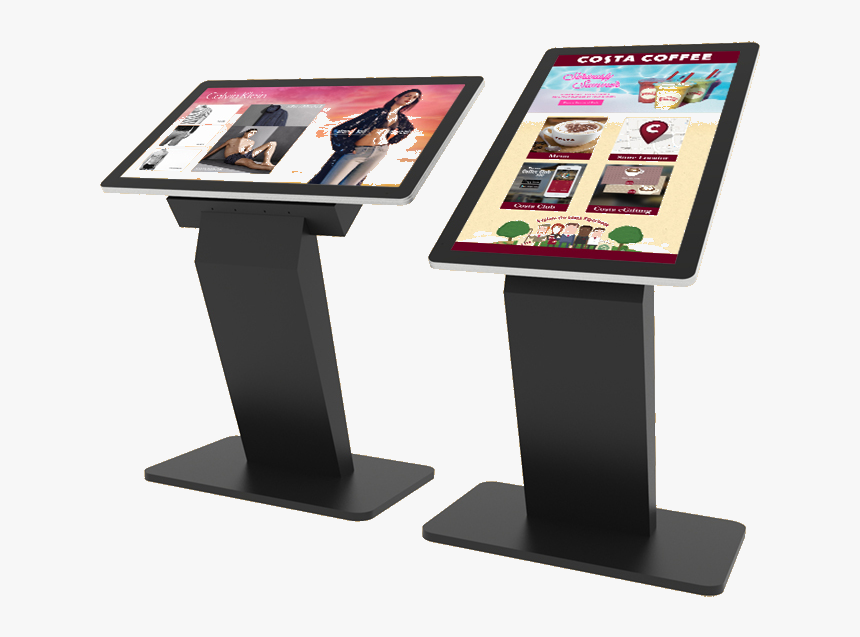 Ie Pcap Free Standing Displays - Pcap Touch Screen Kiosk, HD Png Download, Free Download