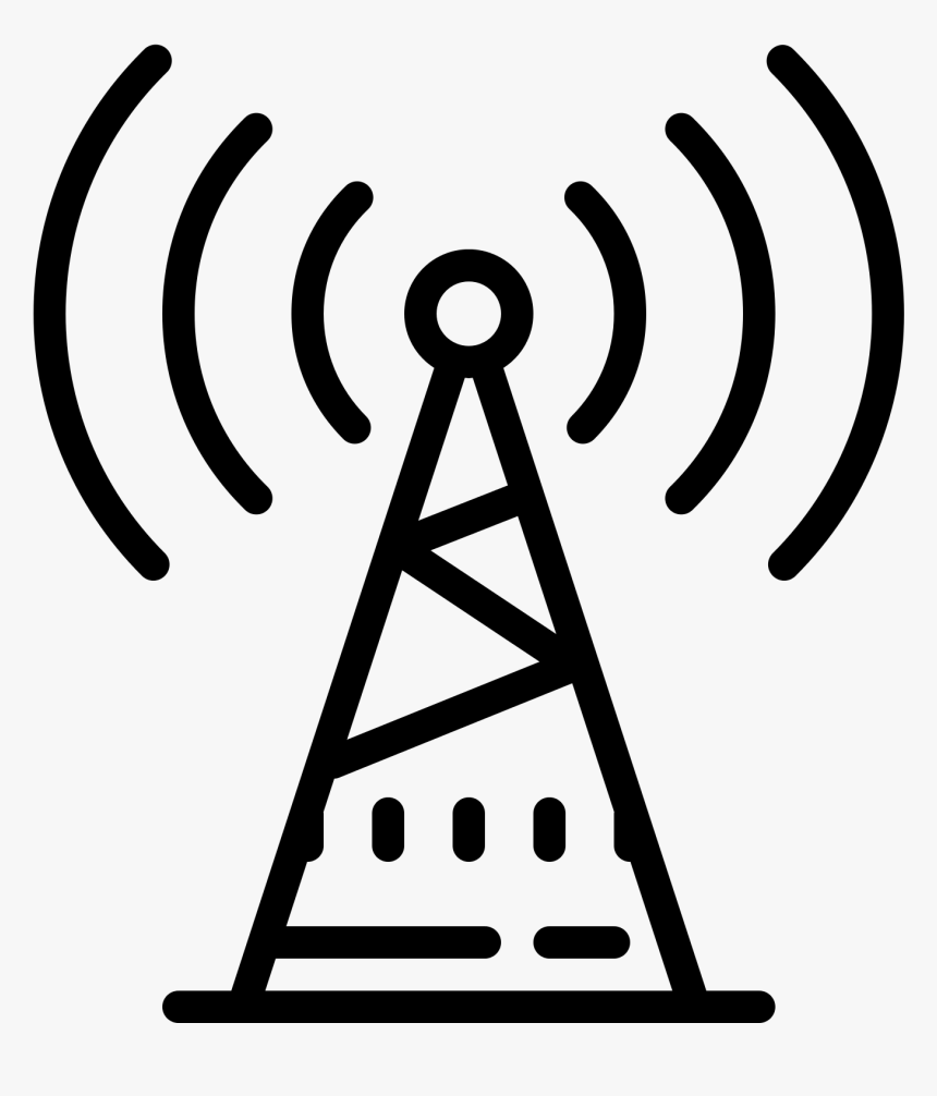 Radio Tower Png Download - Radio Tower Icon, Transparent Png, Free Download