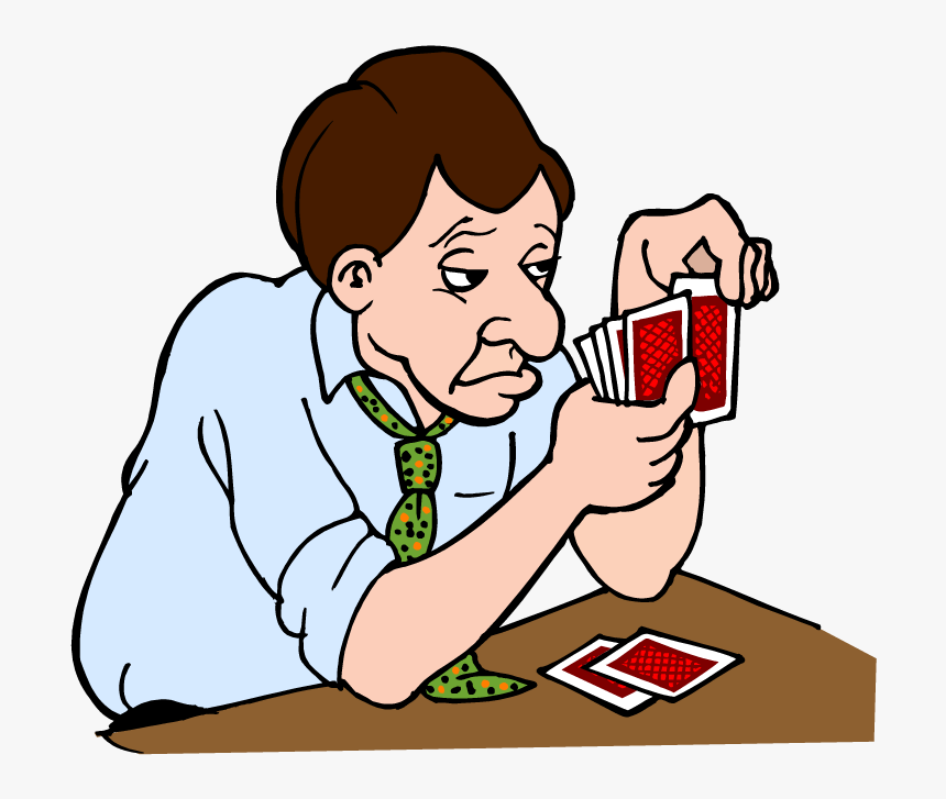 Pictures Of People Playing Cards - People Playing Cards Clipart, HD Png Download, Free Download