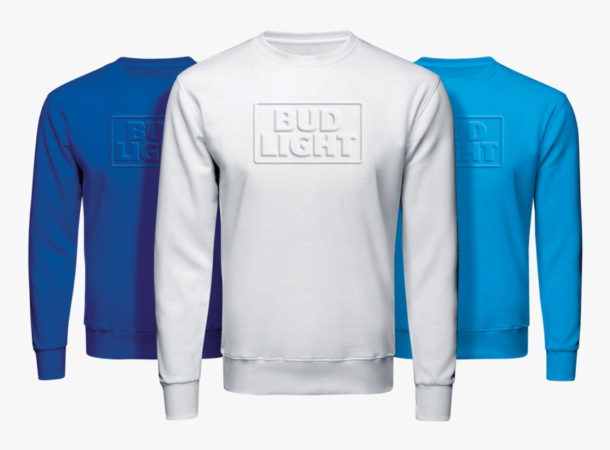 Bud Light Sweaters - Bud Light Free Sweater, HD Png Download, Free Download