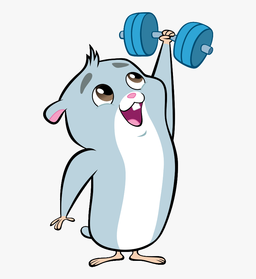 The Zhuzhus Chunk Lifting Weights - Chunk Zhu Zhu Pet Howey Naked Fish, HD Png Download, Free Download