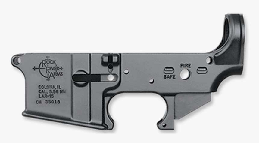 Rock River Arms Ar-15 Lower Receiver, Stripped, Top - Rock River Arms Lower, HD Png Download, Free Download