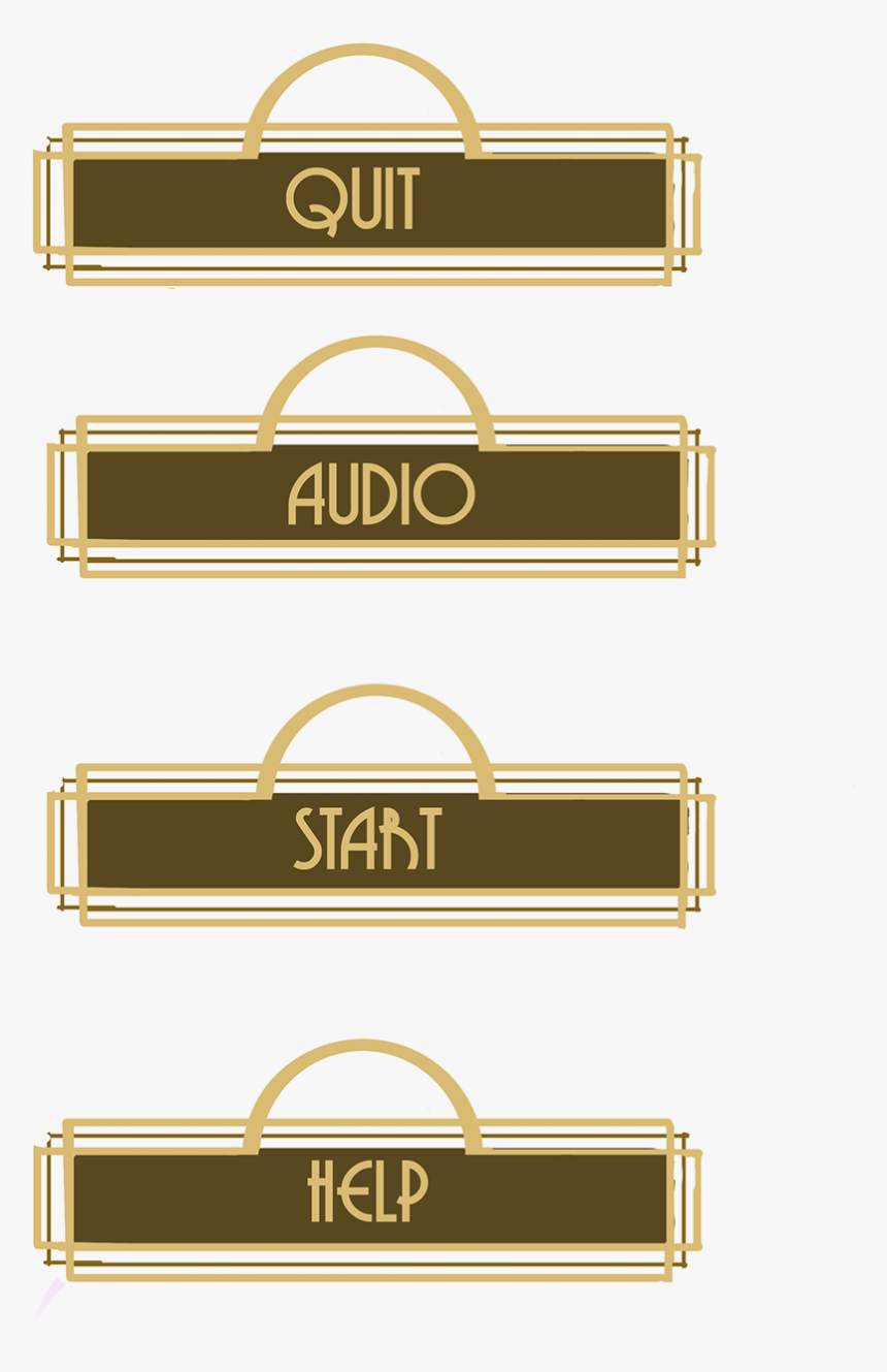 Art Deco Health Bar , Png Download - Sign, Transparent Png, Free Download