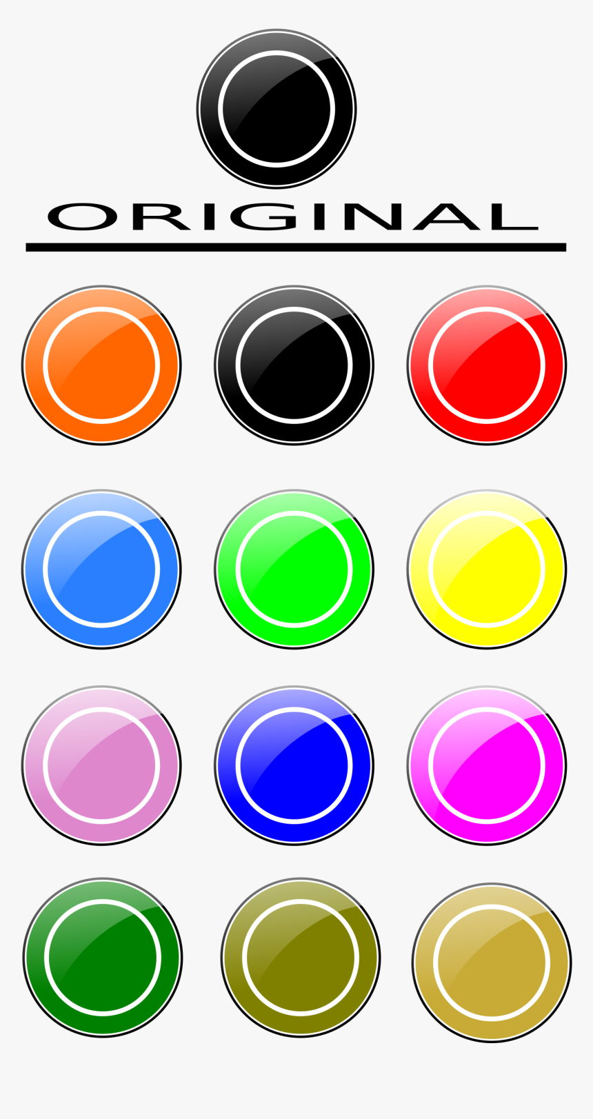 Vectores De Círculos Clip Arts - Circulos De Colores Png, Transparent Png, Free Download