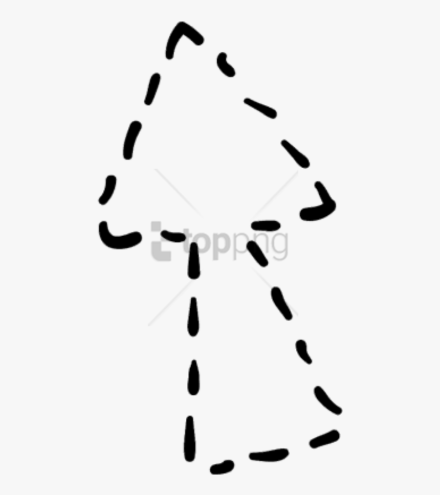 Free Png Broken Line Arrow Png Image With Transparent - Broken Line Arrow White Png, Png Download, Free Download