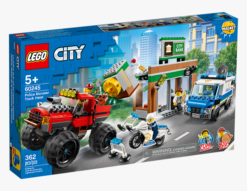 Lego Police Monster Truck Heist, HD Png Download, Free Download