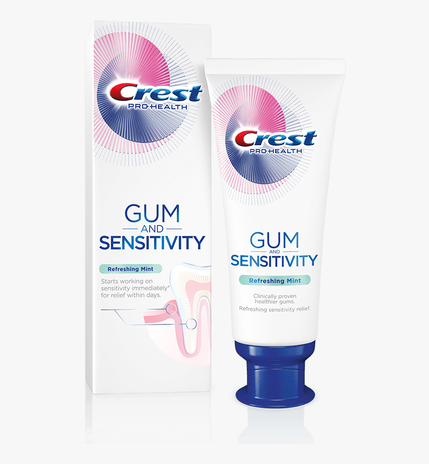 Crest Gum And Sensitivity - Crest Gum And Sensitivity Toothpaste, HD Png Download, Free Download