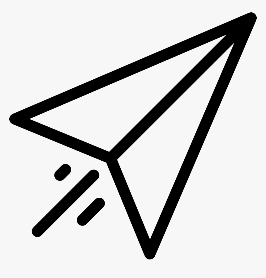 Paper Plane - Instagram Paper Airplane Icon, HD Png Download, Free Download