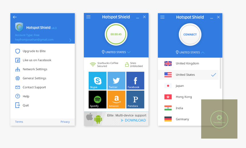 Hotspot Shield Crack - Cara Buka Situs Blokir, HD Png Download, Free Download