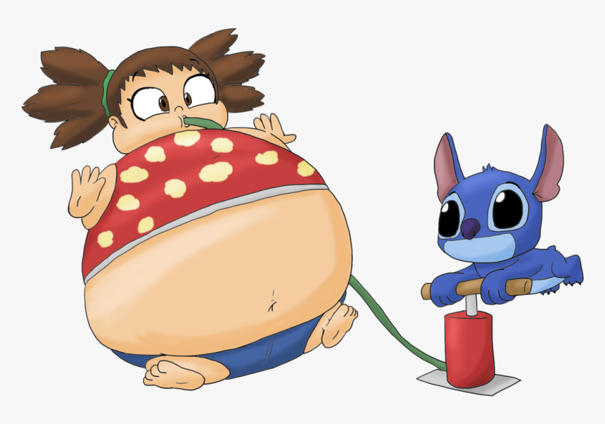 Picture Free Stock Drawing Stitch Body - Body Inflation Lilo And Stitch, HD Png Download, Free Download