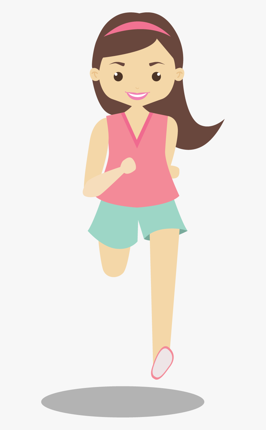 Healthy Girl Cartoon Png, Transparent Png, Free Download