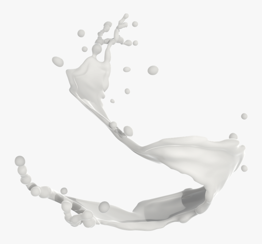 Clipart Milk Splash - Transparent Milk Splash Png, Png Download, Free Download