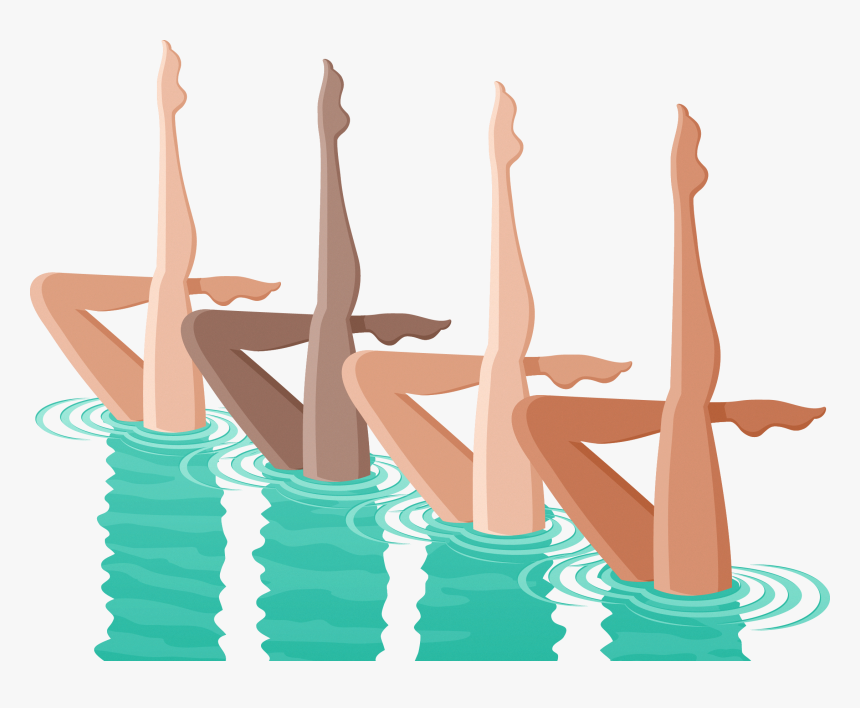 Transparent Synchronised Swimming Clipart, HD Png Download, Free Download
