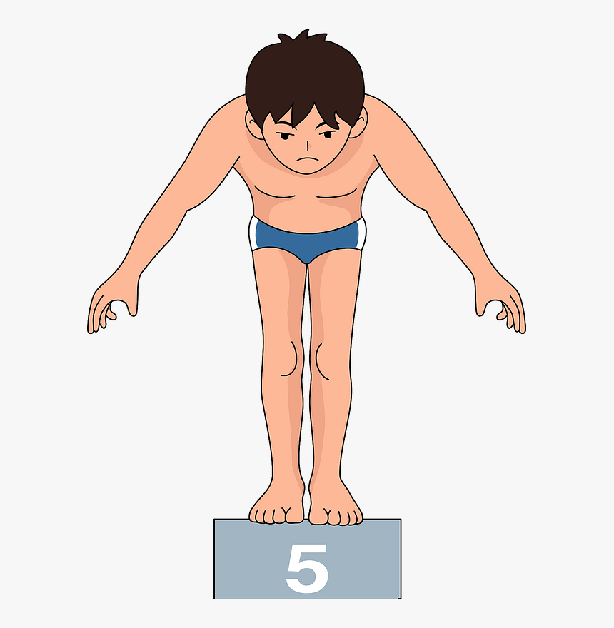 Swimmer Swimming Clipart - Cartoon, HD Png Download, Free Download