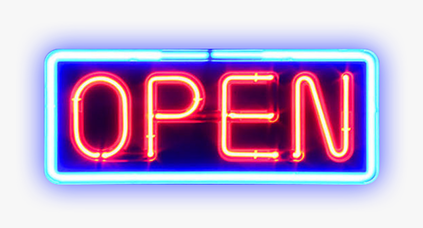 #open #sign #neon #city #lights #niche #moodboard #freetoedit - Open Neon Sign Png, Transparent Png, Free Download