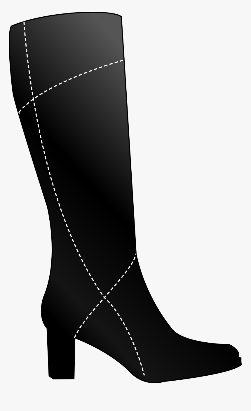 Boot Clipart High Boot - High Heel Boots Clipart, HD Png Download, Free Download