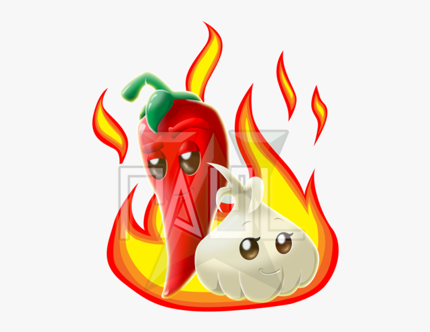 Chili And Garlic Clipart - Chili And Garlic Png, Transparent Png, Free Download
