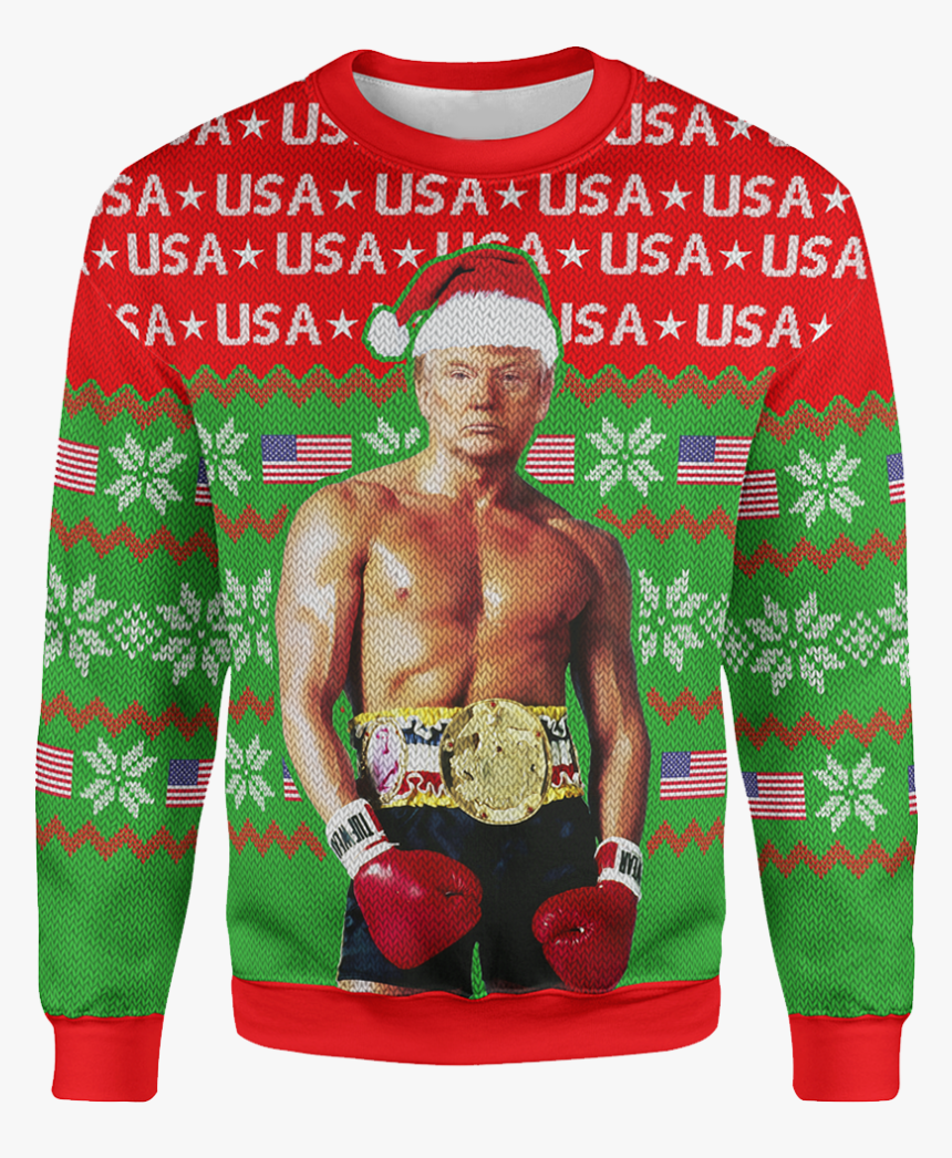Ugly Trump Christmas Sweater, HD Png Download, Free Download