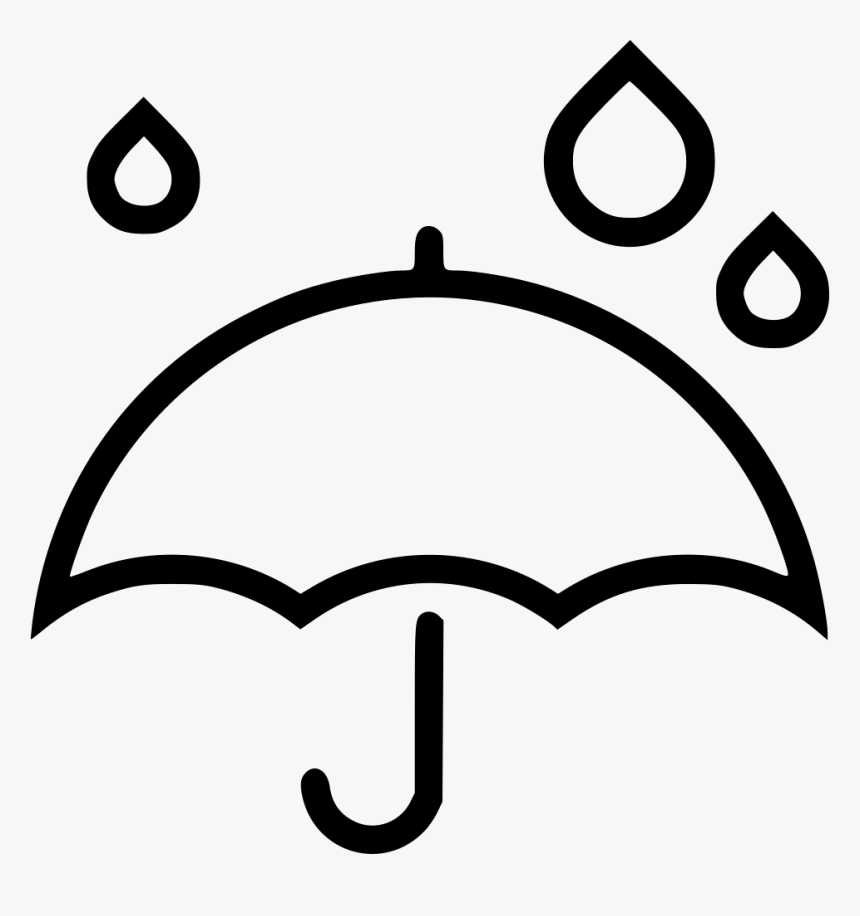 Umbrella Rain Drops, HD Png Download, Free Download