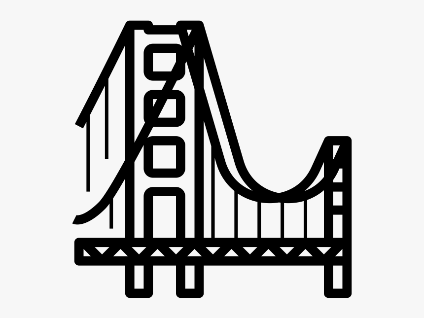 Transparent Golden Gate Bridge Clipart - Golden Gate Bridge, HD Png Download, Free Download
