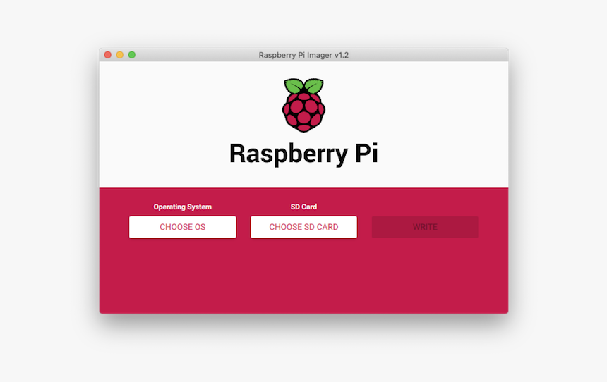 Raspberry Pi Imager Home Screen - Raspberry Pi Imager, HD Png Download, Free Download