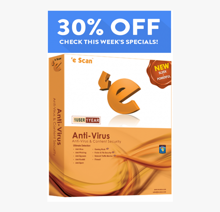 Escan Antivirus, HD Png Download, Free Download