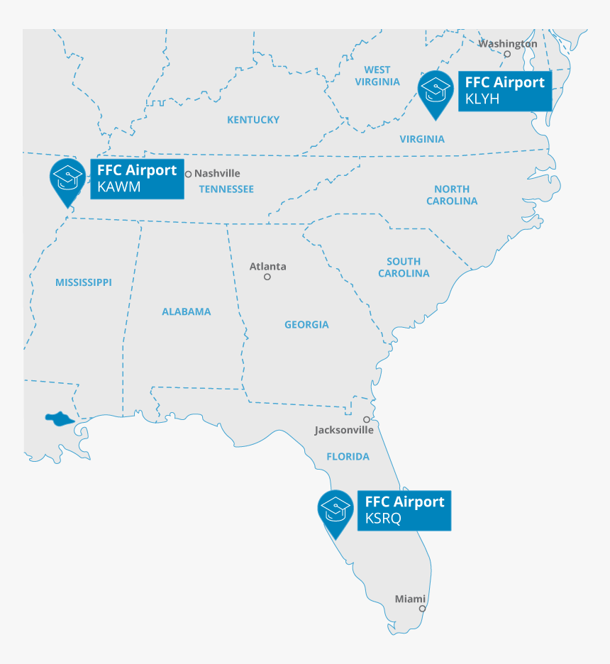 Florida Flight Center Map - Atlas, HD Png Download, Free Download