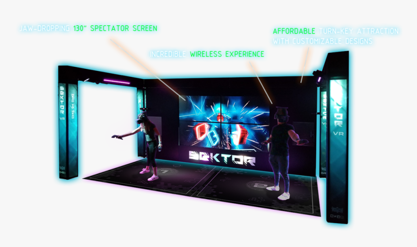 Vr Attraction With Deets - Led-backlit Lcd Display, HD Png Download, Free Download