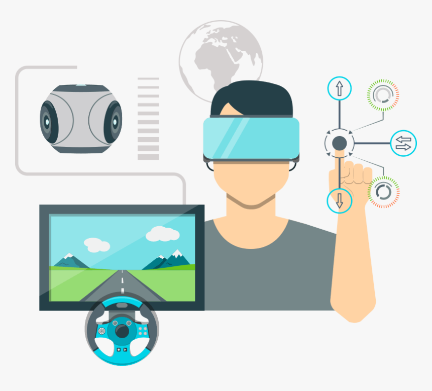 Graphic Ar Vr Game Development - Virtual Reality Big Data Visualization, HD Png Download, Free Download