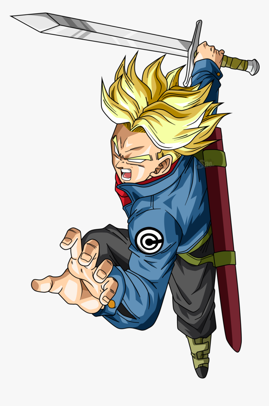 Bardock E Mirai Trunks Aparecem Em Dragon Ball Super - Mirai Trunks Ssj, HD Png Download, Free Download