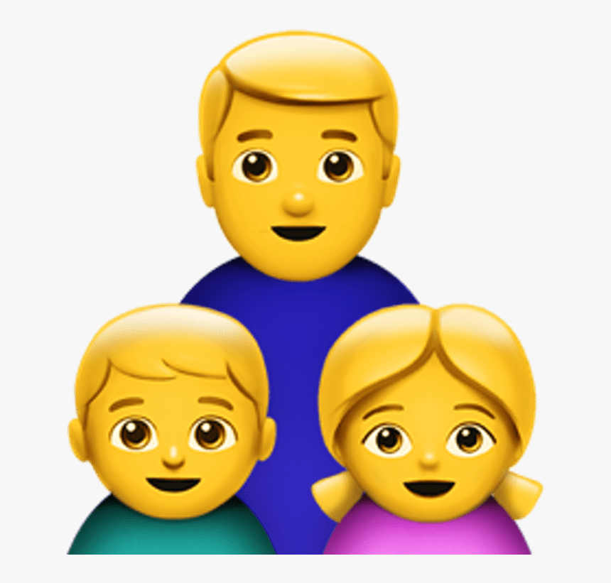 Single Parent Family Emoji - Parent Emoji, HD Png Download, Free Download