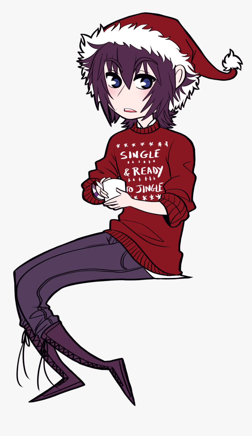 Anime Christmas Jumper Drawing, HD Png Download, Free Download