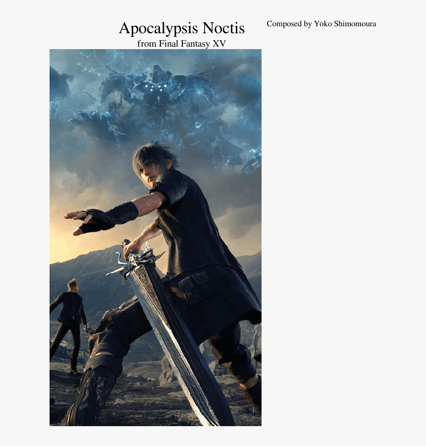 Final Fantasy Xv Iphone , Png Download - Final Fantasy 7 Remake Wallpaper Iphone, Transparent Png, Free Download