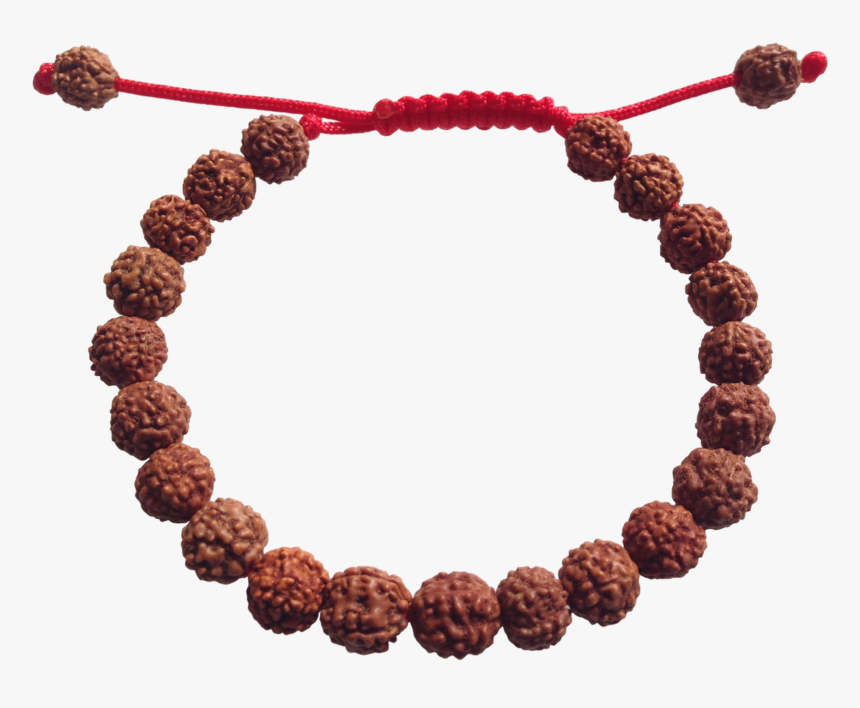 Plain Rudraksha Wrist Mala Bracelet - Black Beads With Gemstones, HD Png Download, Free Download