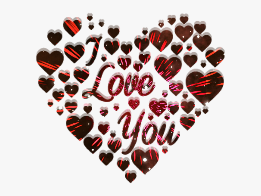 #stylish #text #xxba666xx #iloveyou #picsartpassion - Heart Beat Gif, HD Png Download, Free Download