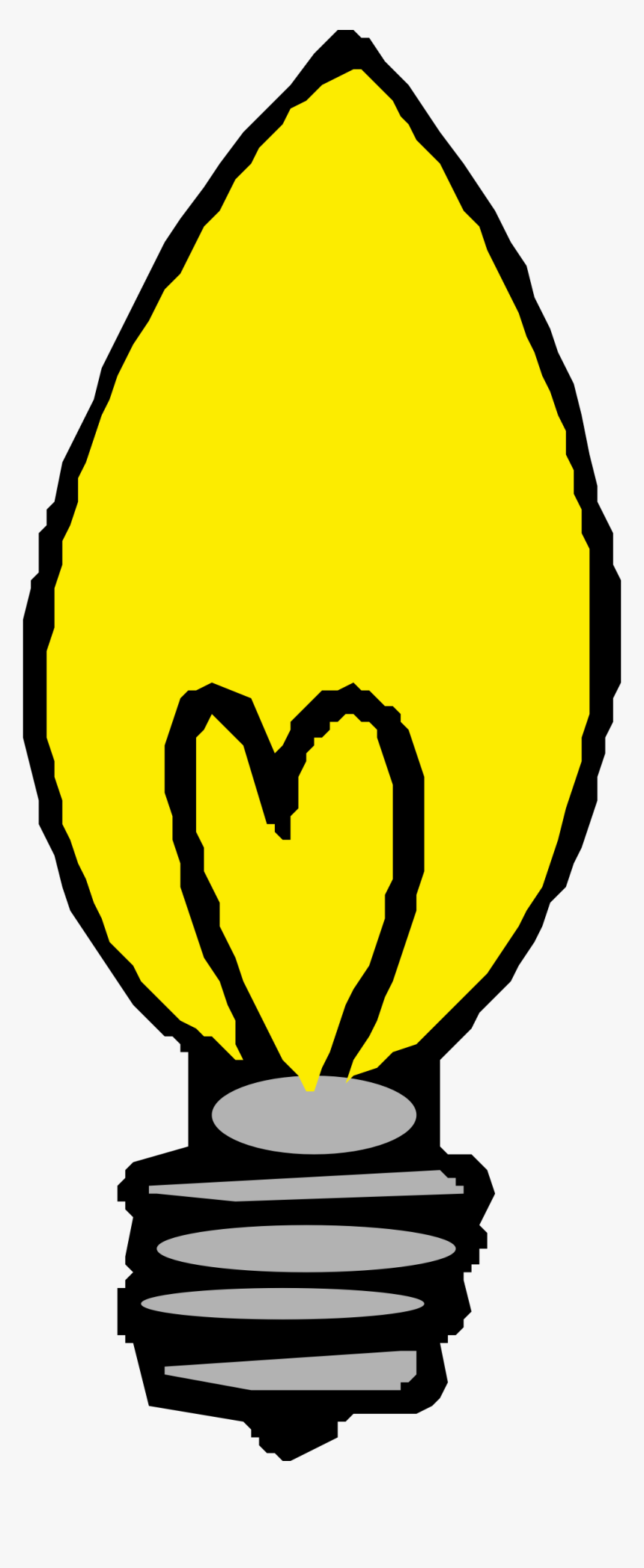 Light Bulb Clip Arts - Pointy Light Bulb Drawing, HD Png Download, Free Download