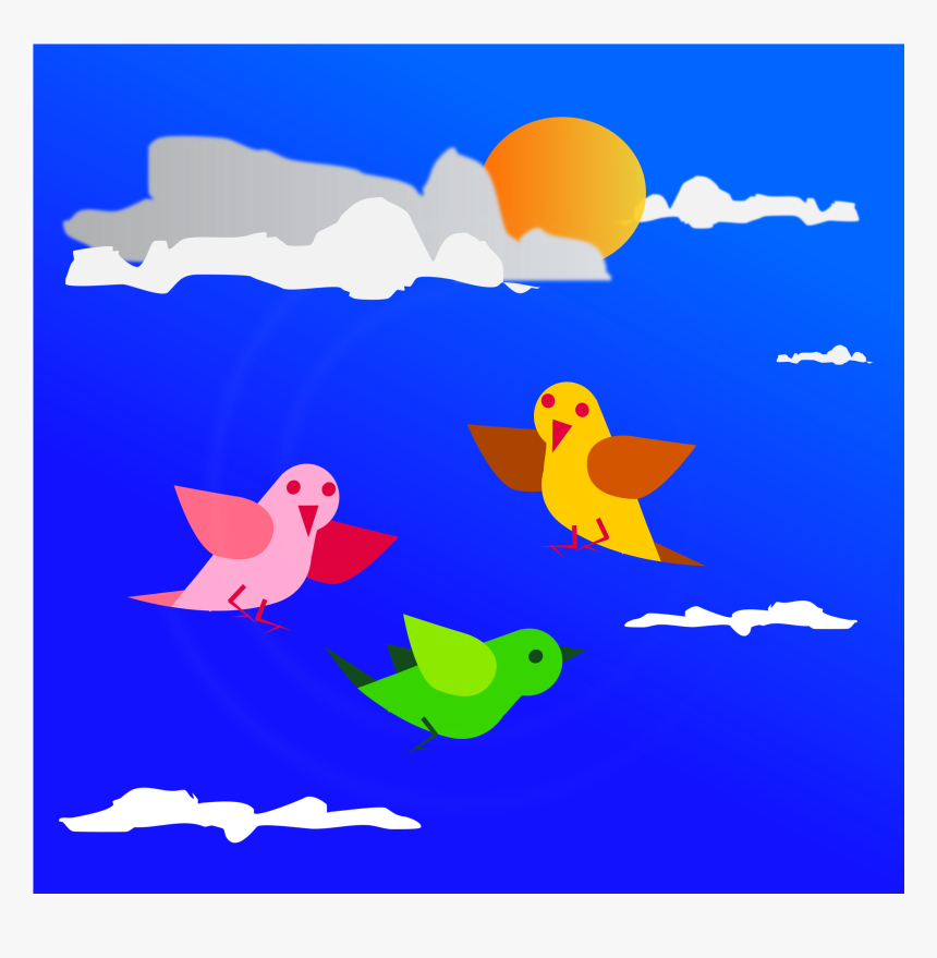 Birds Remix Fly Clip Arts - Illustration, HD Png Download, Free Download