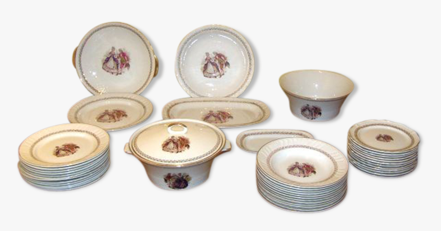 Former Porcelain Crockery Service, 43 Pieces"
 Src="https - Ceramic, HD Png Download, Free Download